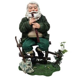 Vintage 90s Irish Santa Claus Christmas Clothtiques Possible Dreams Traditional